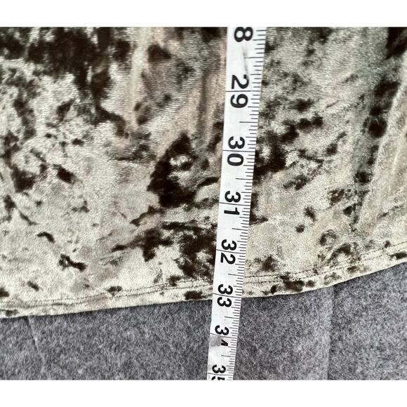 Anthropologie Maronie Dress Small Crushed Velvet Spaghetti Straps Mini USA Fairy - Picture 8 of 11